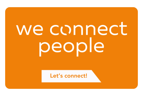 We connect people